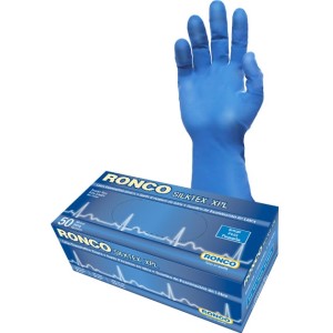 Silktex XPL Latex Blue Examination Glove Powder Free Small 50x10